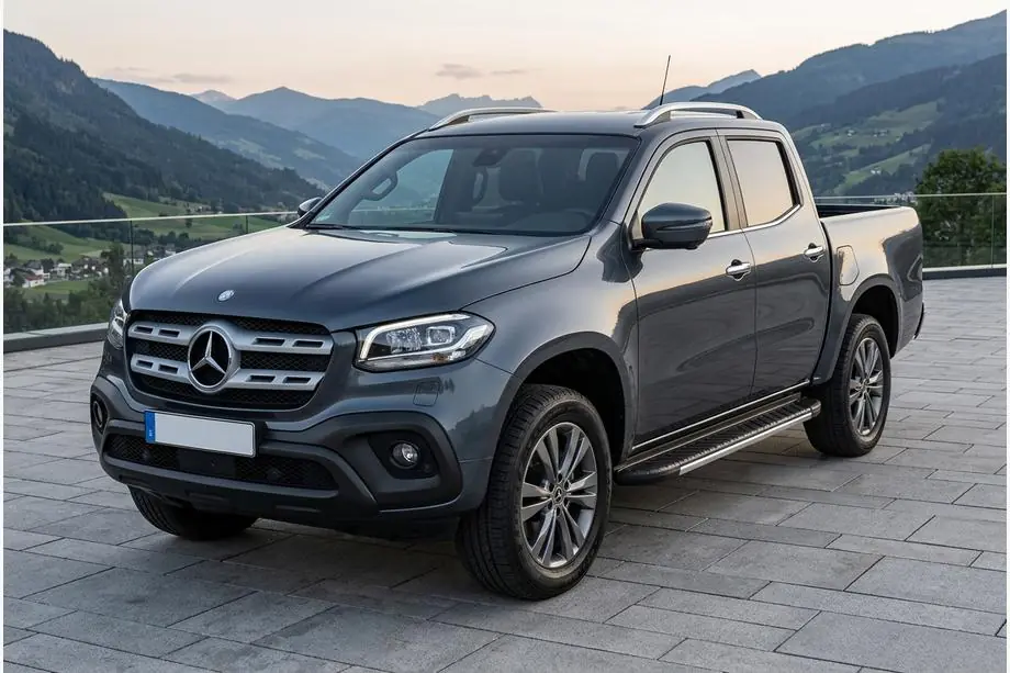 Mercedes X class 2017-2020 Seitenschweller Bosphore Grey (2 Stk., Aluminium) Image