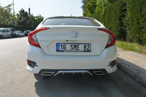 Honda Civic Sedan X 2016-2021 Heckspoiler Anatomik (grundiert zum Lackieren) Foto 5