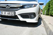 Honda Civic Sedan X 2016-2021 Ecken für Frontstoßstange (zum Lackieren) Foto 3
