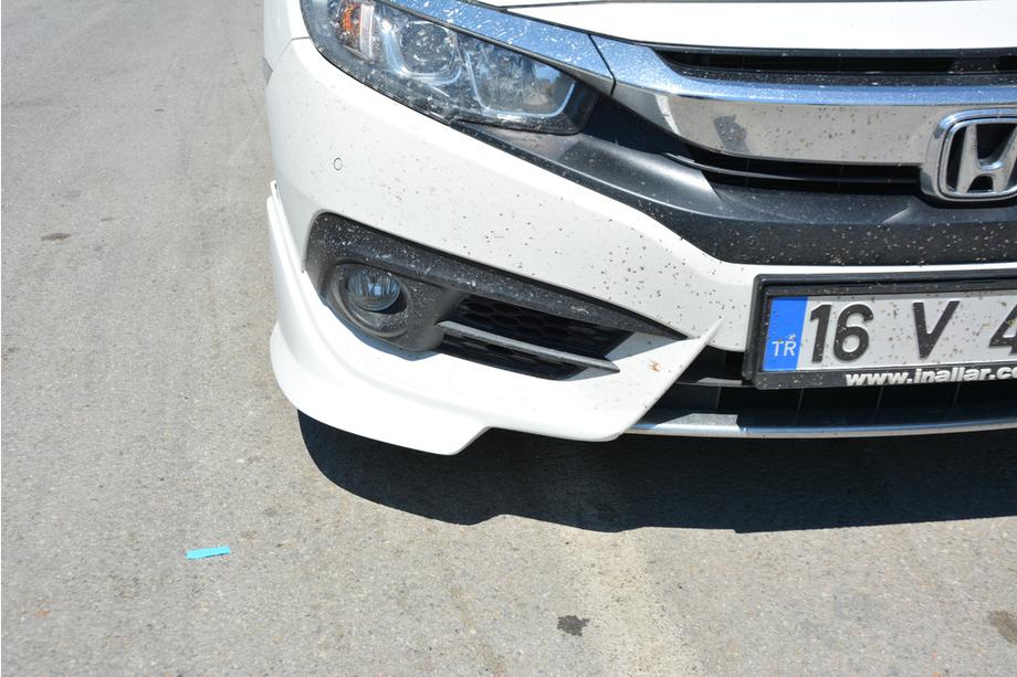 Honda Civic Sedan X 2016-2021 Ecken für Frontstoßstange (zum Lackieren) Image