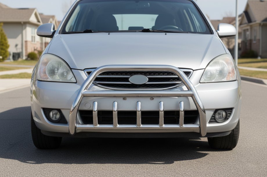 Kia Carens 1999-2012 Frontbügel WT003 (Edelstahl) Image
