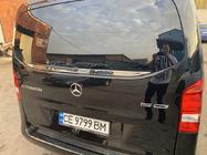 Mercedes Vito/V-class W447 2014- Chromleiste Heckscheibe (kleines Glas) Edelstahl Carmos - Türkischer Edelstahl Foto 4