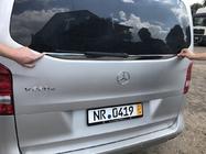 Mercedes Vito/V-class W447 2014- Chromleiste Heckscheibe (kleines Glas) Edelstahl Carmos - Türkischer Edelstahl Foto 5