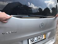 Mercedes Vito/V-class W447 2014- Chromleiste Heckscheibe (kleines Glas) Edelstahl Carmos - Türkischer Edelstahl Foto 6