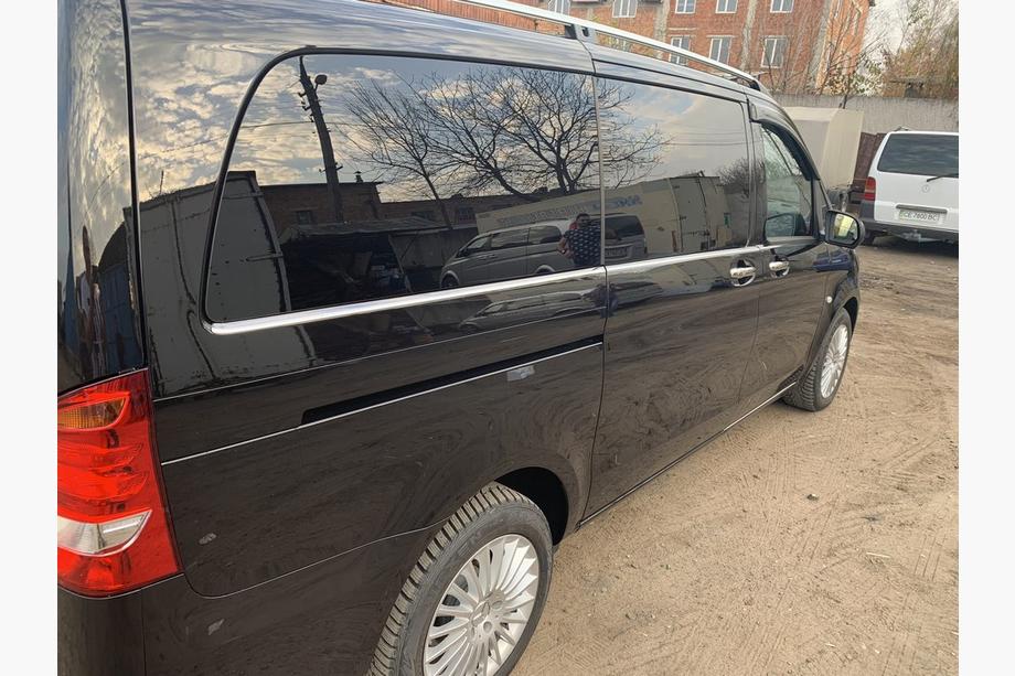 Mercedes Vito/V-class W447 2014- Edelstahl Fensterleisten unten über die gesamte Länge (8 Stk.) Carmos, L1, 1 Seitentür Foto 3