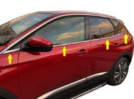 Peugeot 3008 2016-2023 Fensterzierleisten unten Edelstahl (8 Stk) Carmos - Türkischer Edelstahl Foto 1