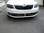 Skoda Octavia III A7 2013-2019 Edelstahl Frontstoßstangenabdeckung 13-17 Foto 1