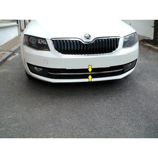 Edelstahl Frontstoßstangenabdeckung 13-17 Skoda Octavia III A7 2013-2019 Foto 1