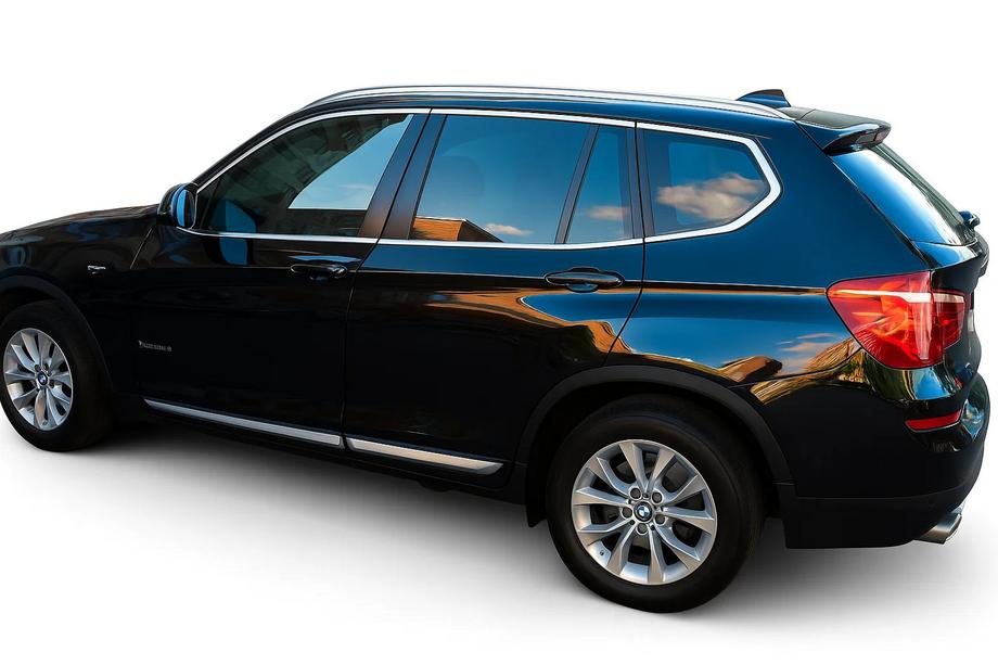 BMW X1 E84 2009-2015 Komplette Fensterumrandung Edelstahl 12-tlg. Image