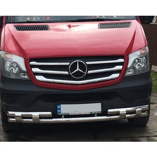 Frontschutzbügel unten Shark (Edelstahl) Mercedes Sprinter W906 2006–2018 Foto 3