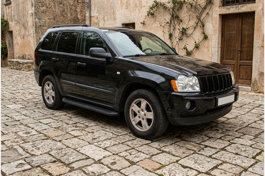 Jeep Grand Cherokee WK 2004-2010 Seitenschweller Tayga Black (2 Stk., Aluminium) Image
