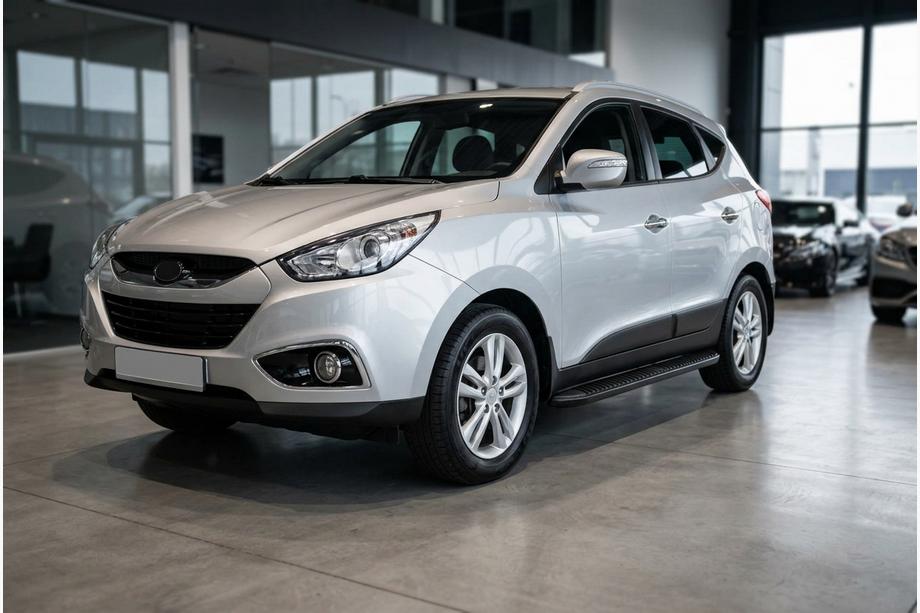 Hyundai IX-35 2010-2015 Seitenschweller Tayga Black (2 Stk., Aluminium) Image