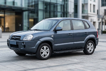 Hyundai Tucson JM 2004- Seitenschweller Tayga Black (2 Stk., Aluminium) Foto 1