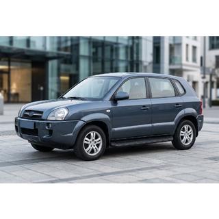 Seitenschweller Tayga Black (2 Stk., Aluminium) Hyundai Tucson JM 2004- Foto 1