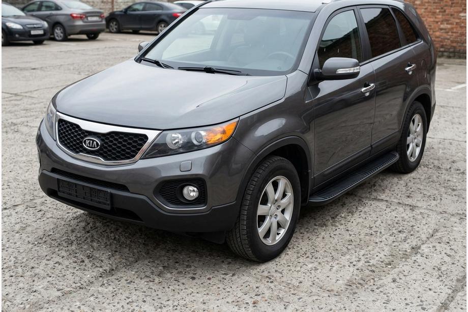 Kia Sorento II XM 2009-2014 Seitenschweller Tayga Black (2 Stk., Aluminium) 2013-2016 Image