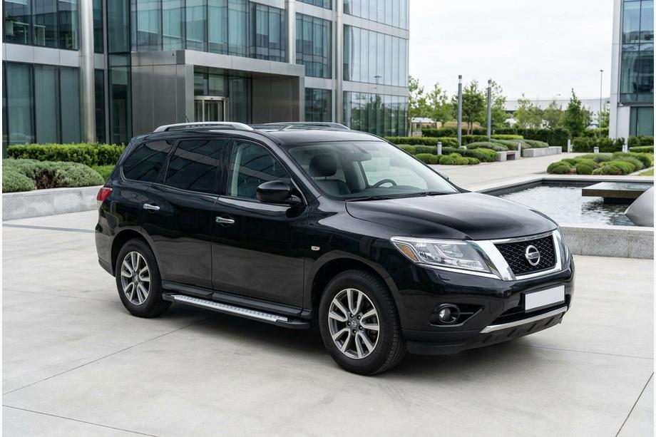 Nissan Pathfinder R52 2012-2021 Seitenschweller Allmond Grey (2 Stk, Aluminium) Image