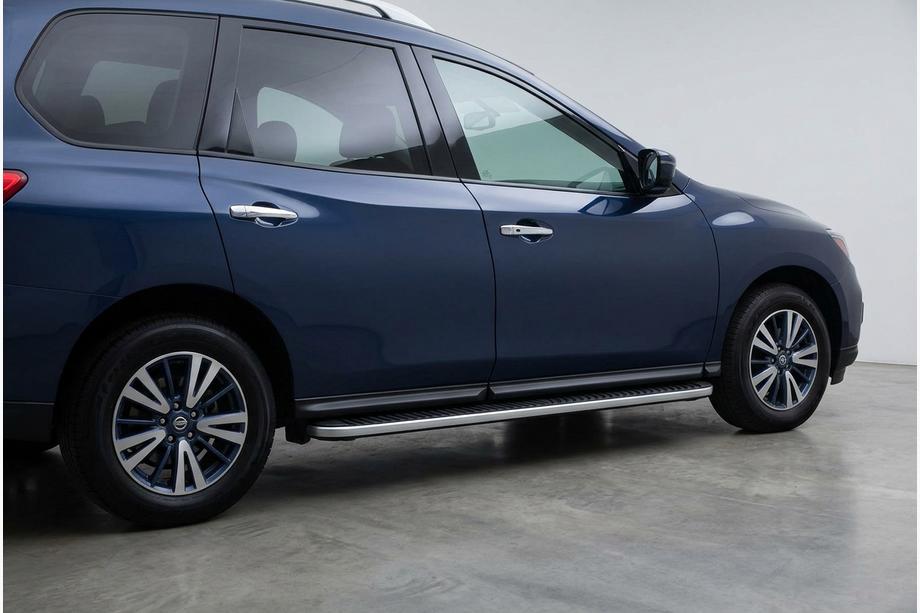 Nissan Pathfinder R52 2012-2021 Seitenschweller Tayga Grey (2 Stk, Aluminium) Image