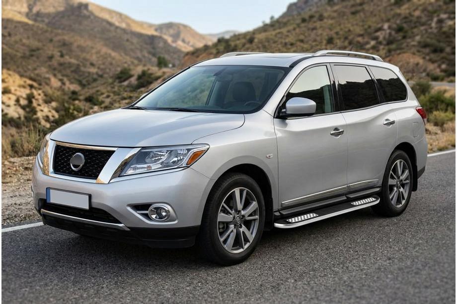 Nissan Pathfinder R52 2012-2021 Seitenschweller Tayga V2 (2 Stk, Aluminium) Image