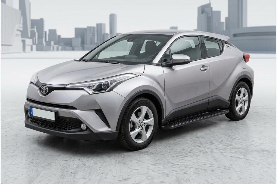 Toyota C-HR 2016-2023 Seitenschweller Allmond Black (2 Stk., Alu) Image