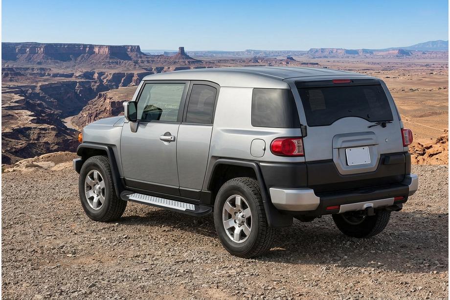 Toyota FJ Cruiser 2006-2022 Trittbretter Allmond Grey (2 Stk., Alu) Image