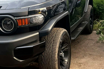 Toyota FJ Cruiser 2006-2022 Seitenschweller Allmond Black (2 Stk., Alu) Foto 2