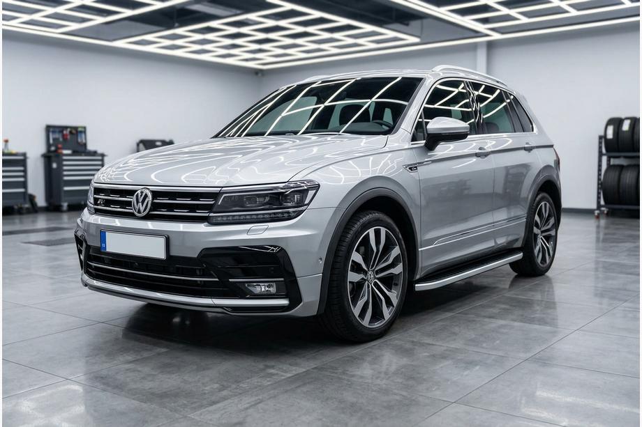 Volkswagen Tiguan 2016-2023 Seitenschweller Tayga Grey (2 Stk., Aluminium) Image