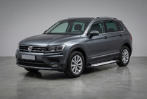 Volkswagen Tiguan 2016-2023 Trittbretter Allmond Grey (2 Stk., Aluminium) Foto 1