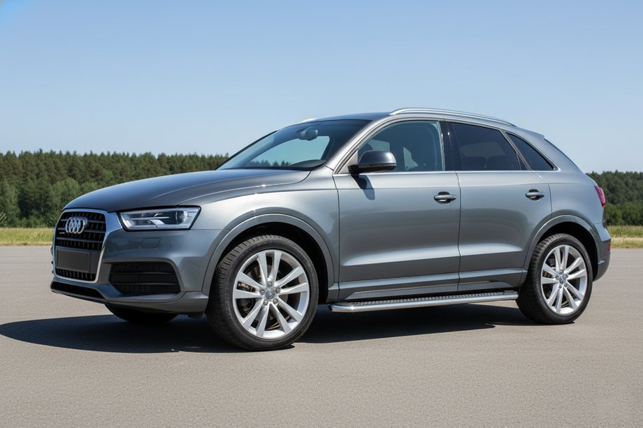 Audi Q3 2011-2019 Seitenschweller Maydos V2 (2 Stk., Aluminium & Edelstahl) Image