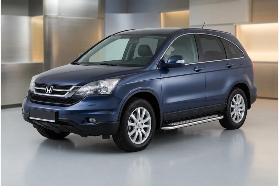 Honda CRV 2007-2011 Seitenschweller Maydos V2 (2 Stk., Aluminium & Edelstahl) Image