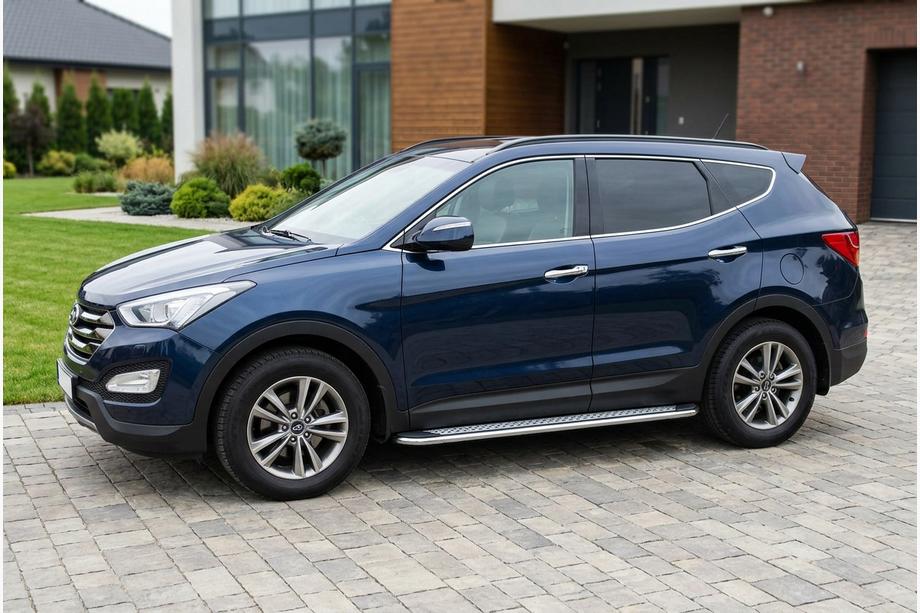 Hyundai Santa Fe 3 2012-2018 Seitenschweller Maydos V2 (2 Stk., Aluminium & Edelstahl) Image