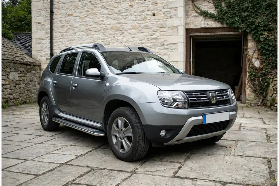Renault Duster 2008–2017 Seitenschweller Maydos V2 (2 Stk., Aluminium & Edelstahl) Image