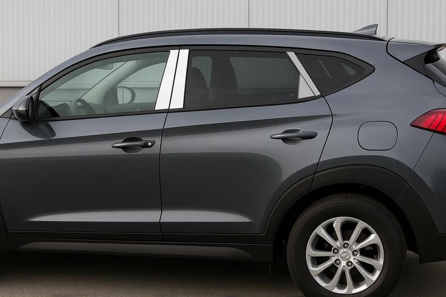 Hyundai Tucson TL 2016-2021 Edelstahl Säulenabdeckungen Image