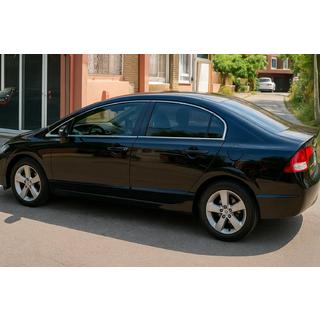 Komplette Fensterumrandung Edelstahl (12-tlg.) Honda Civic Sedan VIII 2006-2011 Foto 1