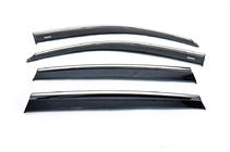 Volkswagen Tiguan 2007-2016 Windabweiser mit Chromleisten (4 Stk, Niken) Foto 6