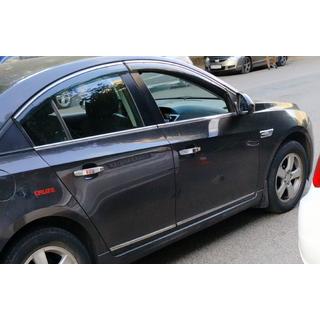 Chrom Türleisten Abdeckungen (Edelstahl) Chevrolet Cruze 2009–2015 Foto 3