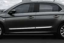 Fiat Albea 2002-2012 Türleisten Edelstahl Foto 1
