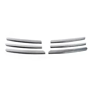 Chrom Kühlergrill Blenden (6 Stk, Edelstahl) Opel Zafira B 2005–2011 Foto 3