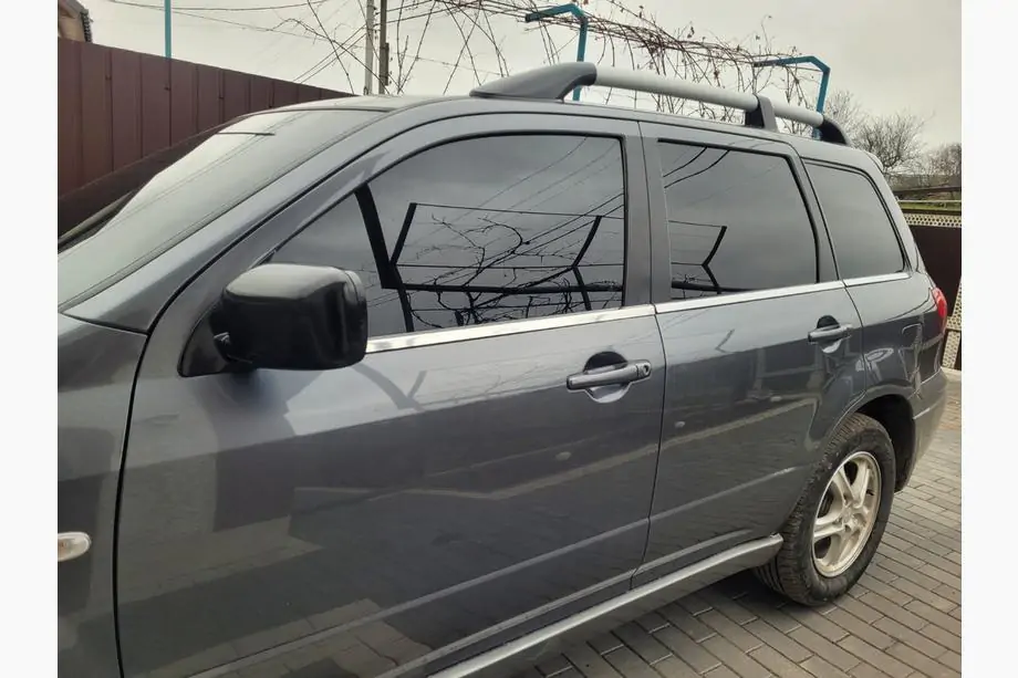 Mitsubishi Outlander 2001-2006 Fensterunterkante Zierleisten Edelstahl (6 Stk) Image