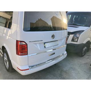 Heckstoßstangenabdeckung Carmos V1 Glanz (1 Tür, Edelstahl) Volkswagen T6 2015-2024 Foto 2