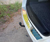Opel Astra J 2009-2015 Heckstoßstangenabdeckung V-1 Carmos (SW, Edelstahl) Foto 2