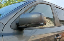Hyundai Santa Fe 2 2006-2012 Spiegelabdeckungen (2 Stk, Edelstahl) Foto 1