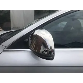 Spiegelabdeckungen 2009-2012 (2 Stk., Edelstahl) Audi A6 C6 2004-2011 Foto 2
