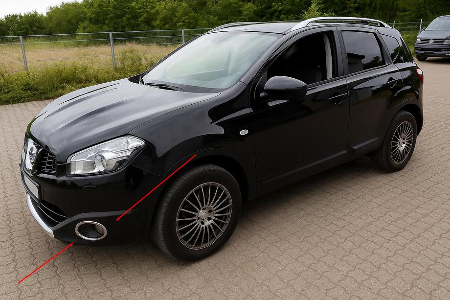 Ford Custom 2013-2022 Chrom Blenden für Nebelscheinwerfer 2013-2018 (2 Stk., Edelstahl) Image