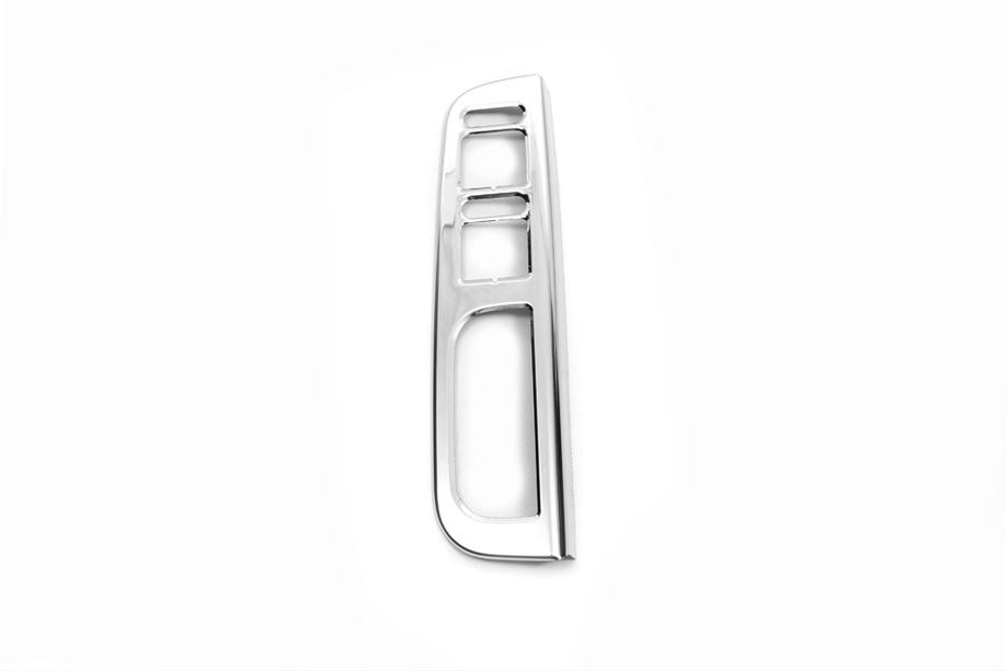 Skoda Octavia II A5 2010-2013 Zierblende Fensterheberschalter (Edelstahl) Image