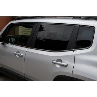 Fensterleisten Schwarz Chrom (6 Stk, Edelstahl) Jeep Renegade 2014- Foto 1