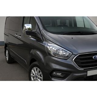 Spiegelabdeckungen Grau Matt (2 Stk., Kunststoff) Ford Custom 2013-2022 Foto 1
