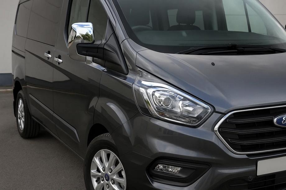 Ford Custom 2013-2022 Spiegelabdeckungen Grau Matt (2 Stk., Kunststoff) Image