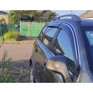 Windabweiser mit Chromleiste (4 Stk, Niken) Opel Antara 2006-2017 Foto 1