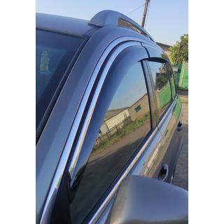 Windabweiser mit Chromleiste (4 Stk, Niken) Opel Antara 2006-2017 Foto 4