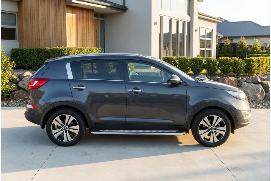 Kia Sportage 2010-2015 Seitenschweller Maydos V2 (2 Stk., Aluminium & Edelstahl) Image